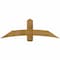 Ekena Millwork Bellingham Rough Sawn Timber Gable Bracket, Western Red Cedar, 60"W x 20"H x 4"D x 6"F, 8/12 Pitch GBW060X20X0406BEL00RWR - alternate 1